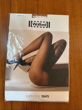 Wolford Black Fishnet Sixty-Six Tights